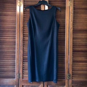 AB Studio Short Sleeveless Classic Little Black Dress